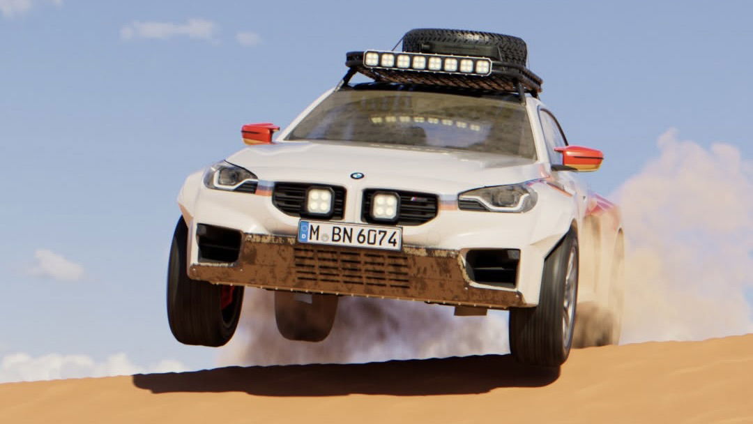 BMW M2 Dakar April Fools' joke - front